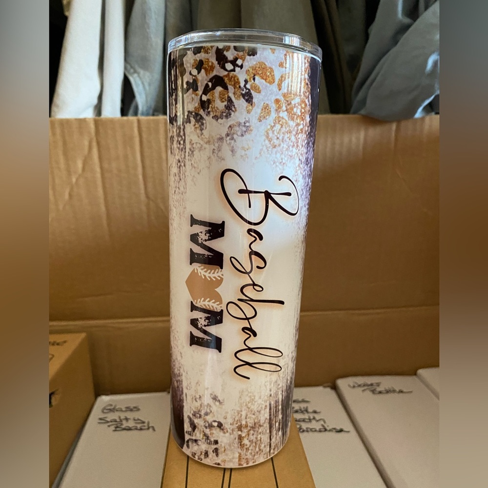 New 20oz Sublimation Tumbler- Comes W/Reusable Straw & Lid